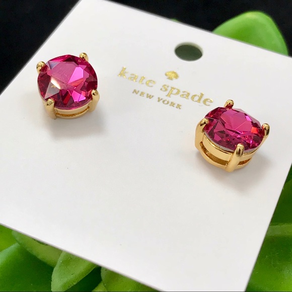 Kate Spade Fuchsia Gumdrop Earrings - Picture 6 of 6